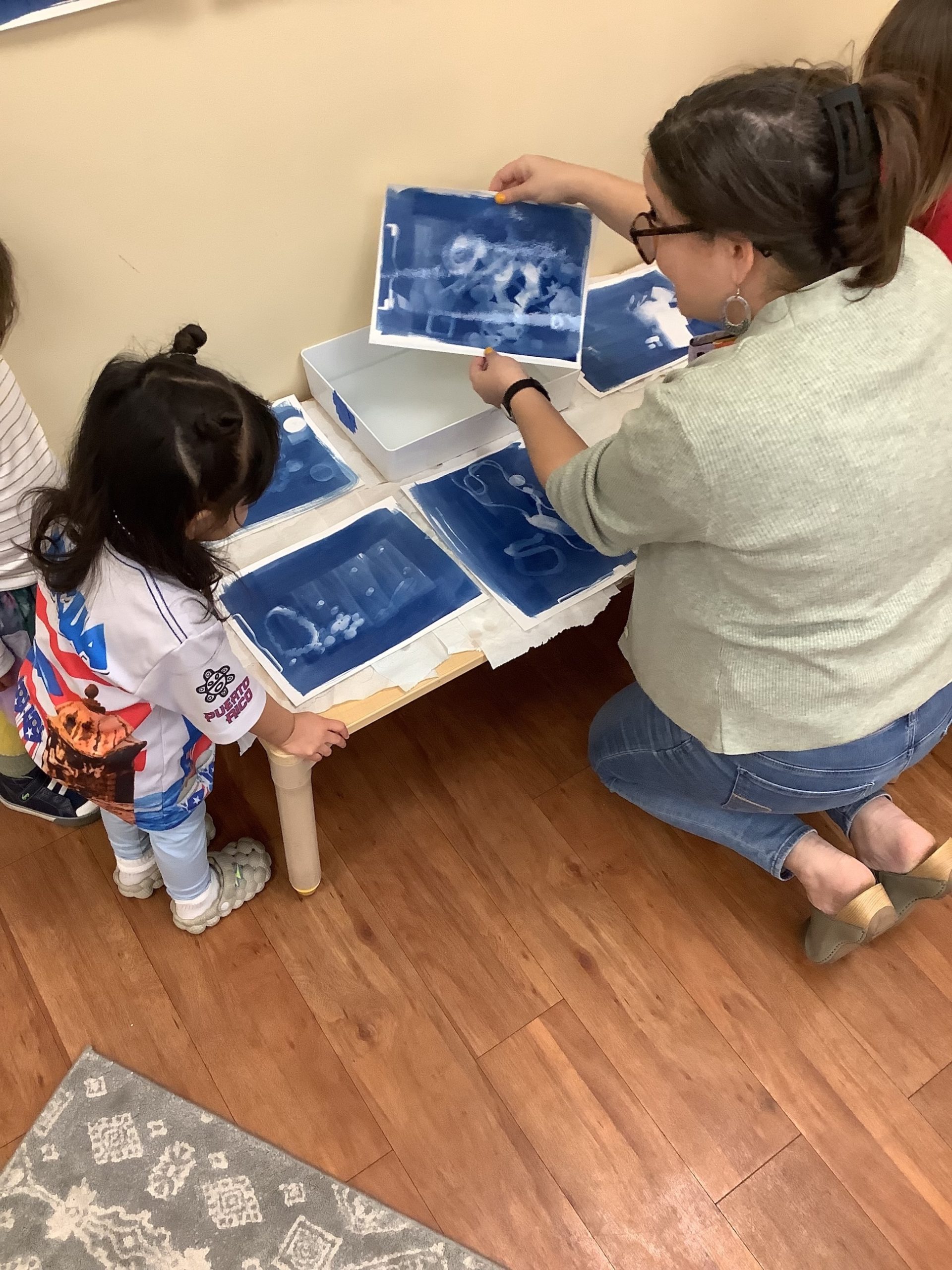 RISD artist supports Toddler investigation of found materials